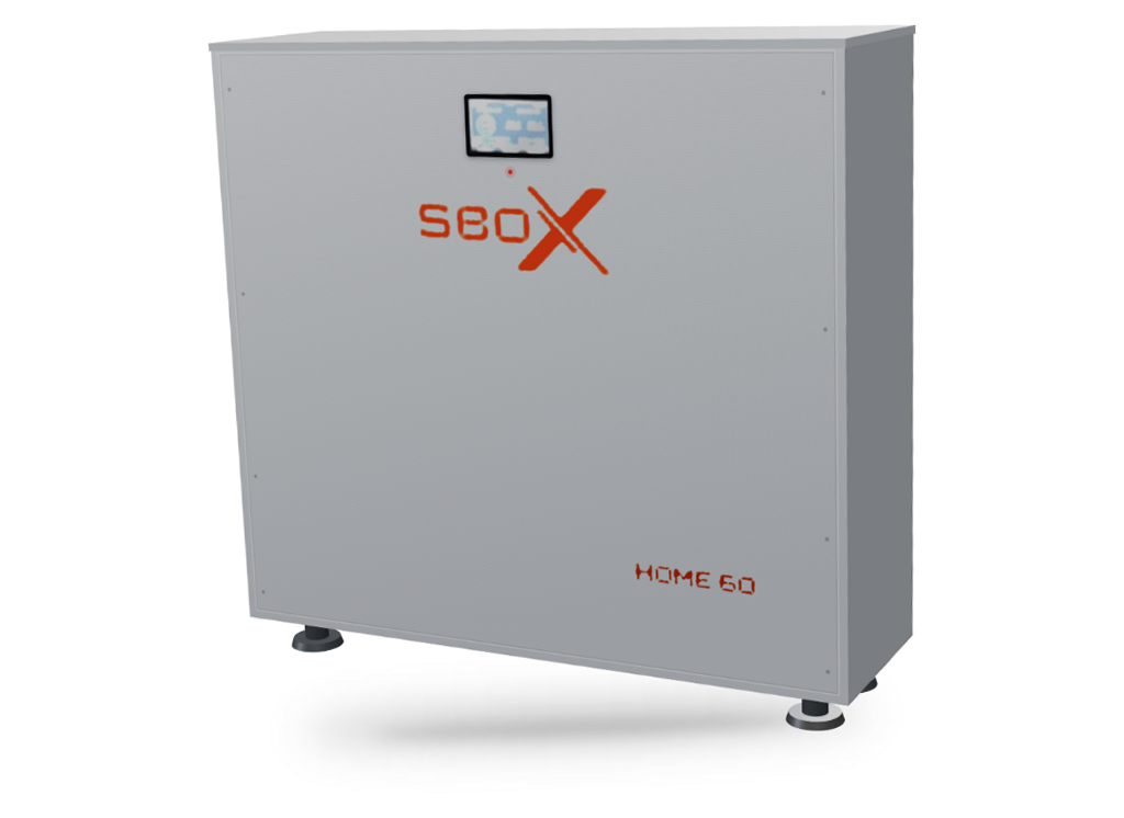 Bateria solar SBOX HOME 60 amb pantalla tàctil integrada